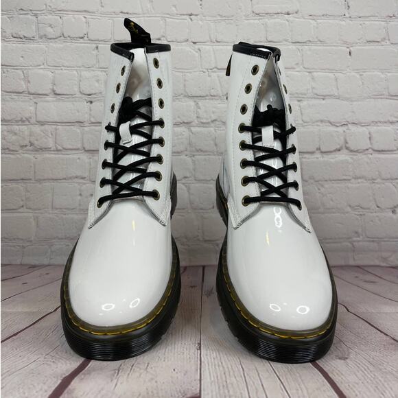 Dr. Martens 1460 Zavala Patent Leather Combat Boots Mens Size 8/Women’s Size 9 - Picture 5 of 10